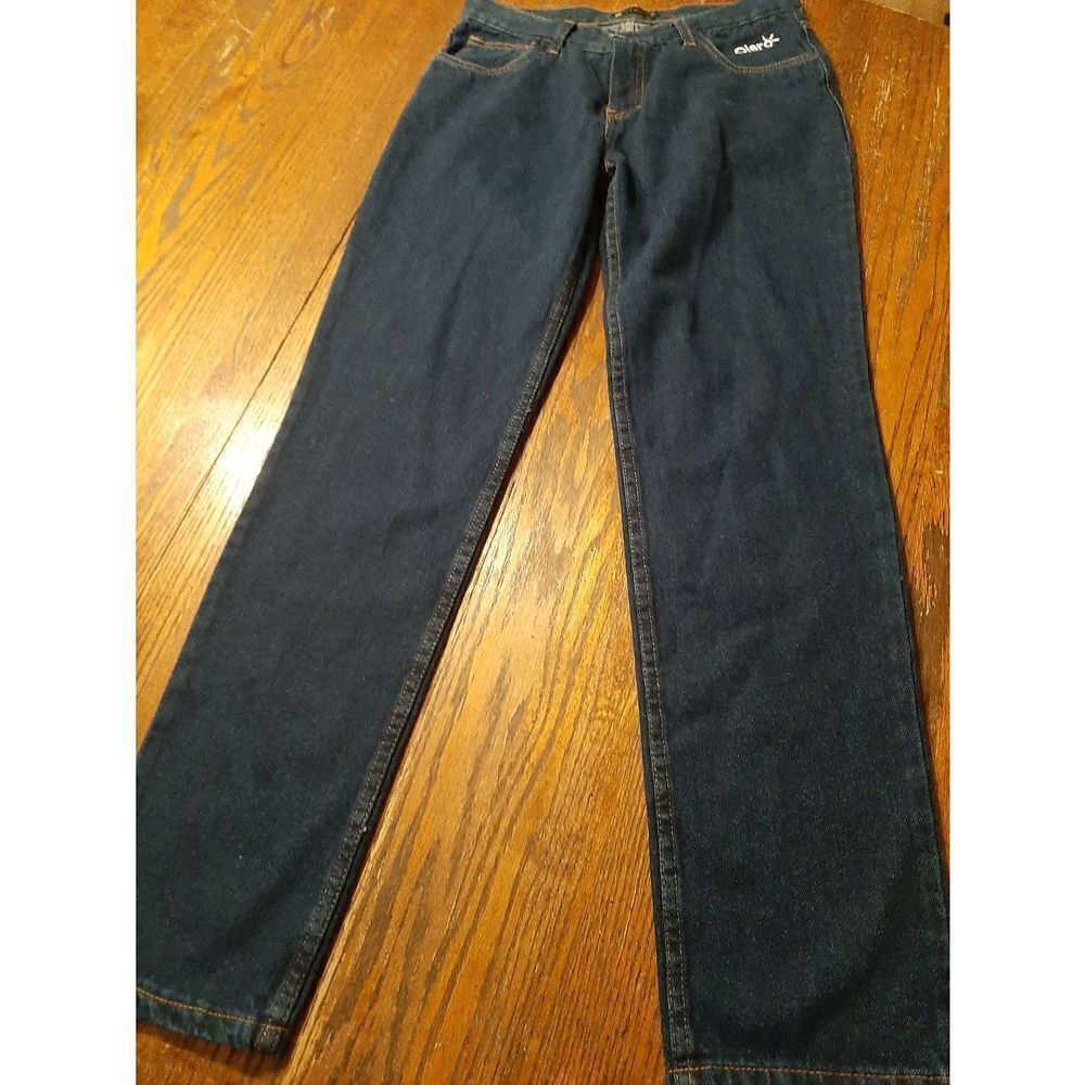 Size 32 Almir Claro Telecom Denim Blue Jeans Uniform Pants El Salvador